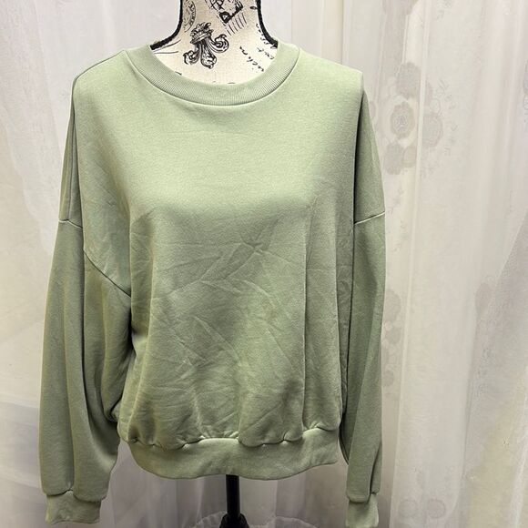 Sage Green Crewneck Sweatshirt - Picture 1 of 2
